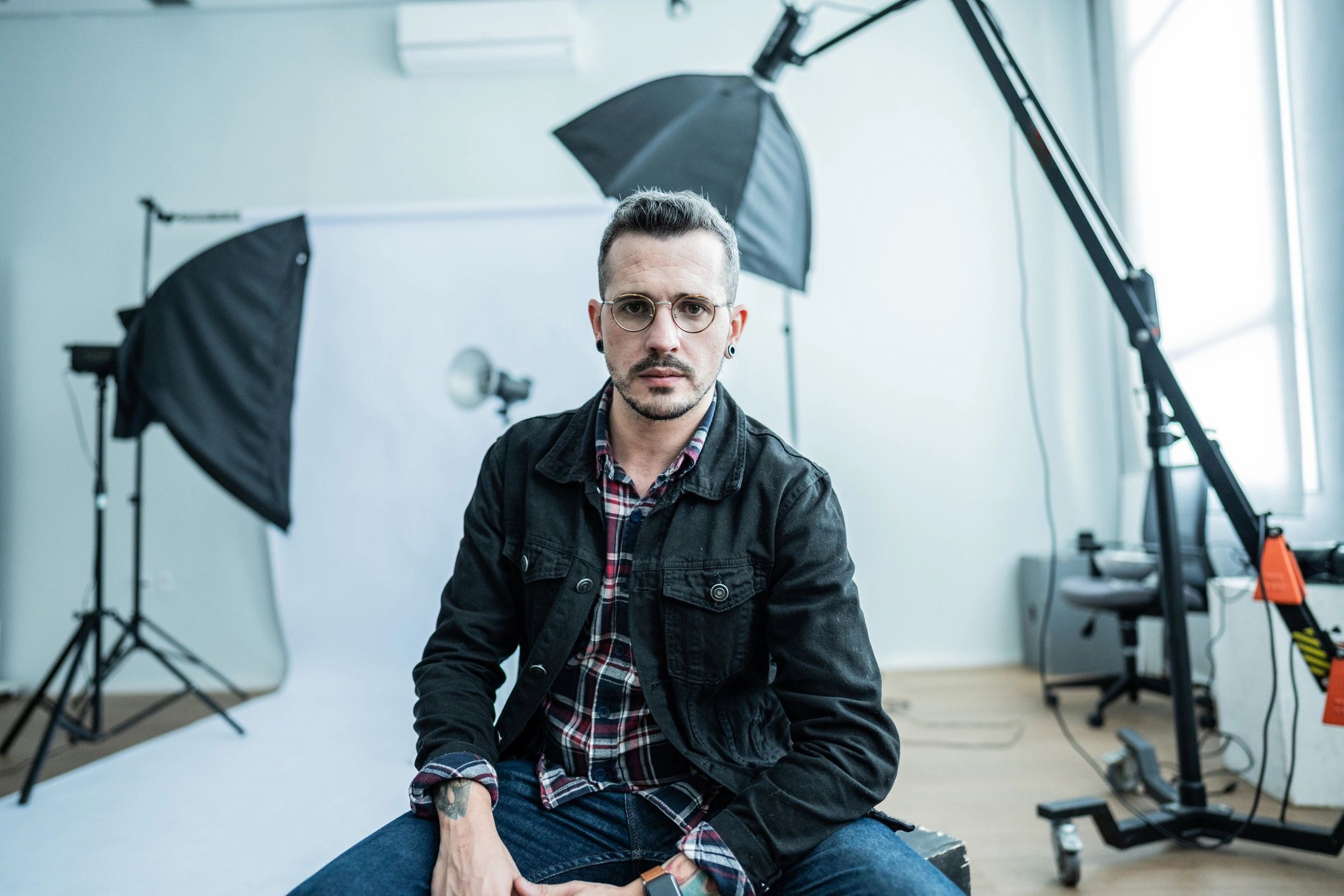 portrait of professional photographer