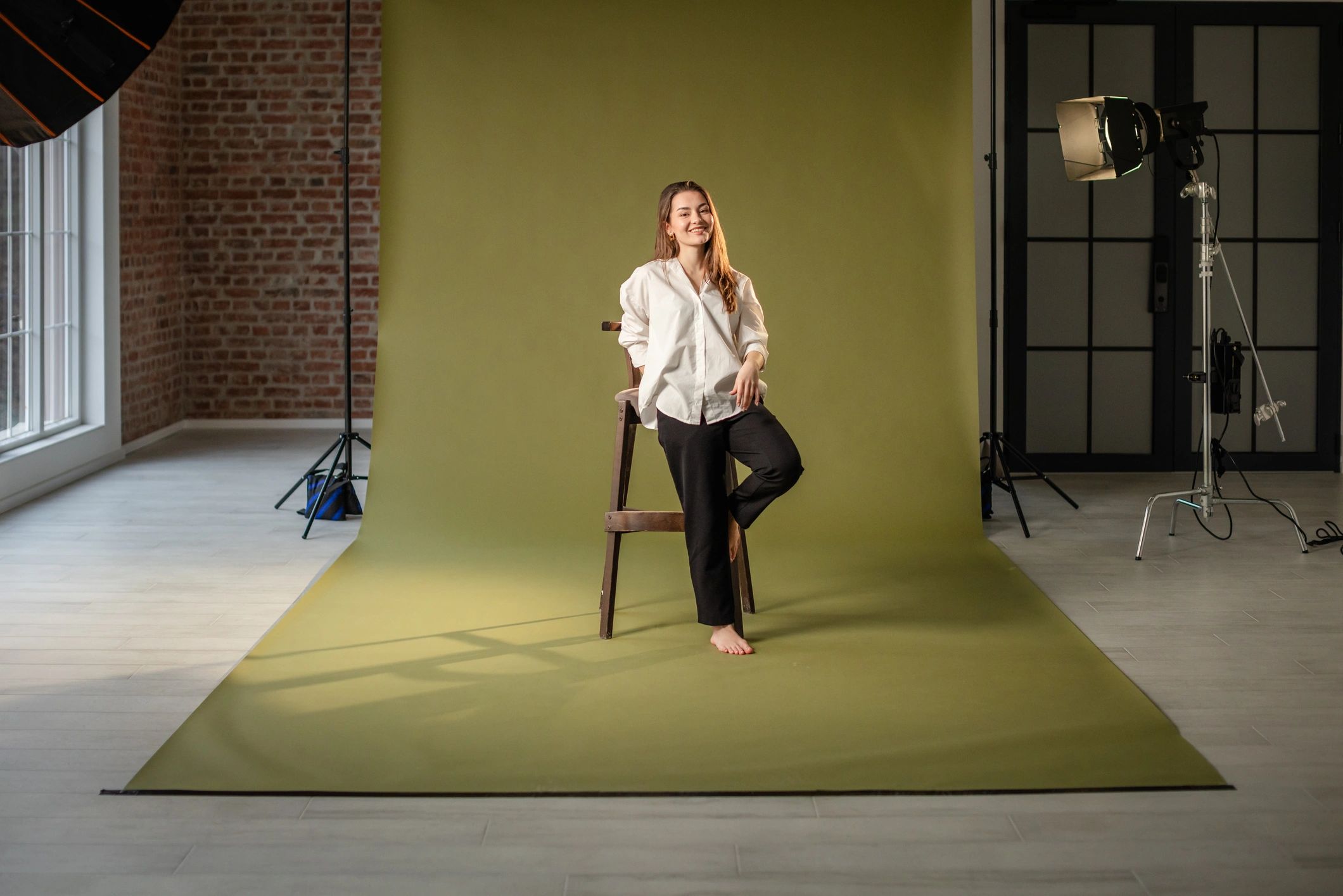 happy client after photography session